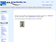 Tablet Screenshot of grpbenefits.net